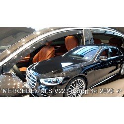 ΑΝΕΜΟΘΡΑΥΣΤΕΣ ΓΙΑ MERCEDES S W223 /V223 4D 2020+ ΣΕΤ ΑΥΤΟΚΙΝΗΤΟΥ ΑΠΟ ΕΥΚΑΜΠΤΟ ΦΙΜΕ ΠΛΑΣΤΙΚΟ HEKO - 4 ΤΕΜ.-Heko-ΑΝΕΜ.SET23642