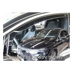 ΑΝΕΜΟΘΡΑΥΣΤΕΣ ΓΙΑ MERCEDES EQS SUV 5D 2022+ ΣΕΤ ΑΥΤΟΚΙΝΗΤΟΥ ΑΠΟ ΕΥΚΑΜΠΤΟ ΦΙΜΕ ΠΛΑΣΤΙΚΟ HEKO - 4 ΤΕΜ.-Heko-ΑΝΕΜ.SET23645