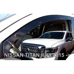 ΑΝΕΜΟΘΡΑΥΣΤΕΣ ΓΙΑ NISSAN TITAN 4D 2015+ ΖΕΥΓΑΡΙ ΑΠΟ ΕΥΚΑΜΠΤΟ ΦΙΜΕ ΠΛΑΣΤΙΚΟ HEKO - 2 ΤΕΜ.-Heko-ΑΝΕΜ.24317