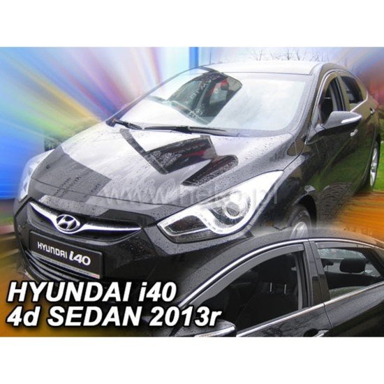 ΑΝΕΜΟΘΡΑΥΣΤΕΣ ΓΙΑ HYUNDAI i40 4D SEDAN 2011+(+OT) ΣΕΤ ΑΥΤΟΚΙΝΗΤΟΥ ΑΠΟ ΕΥΚΑΜΠΤΟ ΦΙΜΕ ΠΛΑΣΤΙΚΟ HEKO - 4 ΤΕΜ.-Heko-ΑΝΕΜ.SET17276