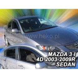 ΑΝΕΜΟΘΡΑΥΣΤΕΣ ΓΙΑ MAZDA 3 4D 2003-2009 ΣΕΤ ΑΥΤΟΚΙΝΗΤΟΥ ΑΠΟ ΕΥΚΑΜΠΤΟ ΦΙΜΕ ΠΛΑΣΤΙΚΟ HEKO - 4 ΤΕΜ.-Heko-ΑΝΕΜ.SET23162