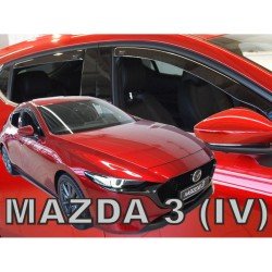 ΑΝΕΜΟΘΡΑΥΣΤΕΣ ΓΙΑ MAZDA 3 5D HB 2019+ ΣΕΤ ΑΥΤΟΚΙΝΗΤΟΥ ΑΠΟ ΕΥΚΑΜΠΤΟ ΦΙΜΕ ΠΛΑΣΤΙΚΟ HEKO - 4 ΤΕΜ.-Heko-ΑΝΕΜ.SET23176