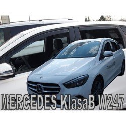 ΑΝΕΜΟΘΡΑΥΣΤΕΣ ΓΙΑ MERCEDES B-KLAS W247 5D 2019+ ΣΕΤ ΑΥΤΟΚΙΝΗΤΟΥ ΑΠΟ ΕΥΚΑΜΠΤΟ ΦΙΜΕ ΠΛΑΣΤΙΚΟ HEKO - 4 ΤΕΜ.-Heko-ΑΝΕΜ.SET23614