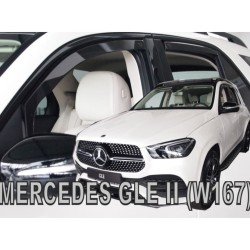 ΑΝΕΜΟΘΡΑΥΣΤΕΣ ΓΙΑ MERCEDES GLE W167 5D 2019+ ΣΕΤ ΑΥΤΟΚΙΝΗΤΟΥ ΑΠΟ ΕΥΚΑΜΠΤΟ ΦΙΜΕ ΠΛΑΣΤΙΚΟ HEKO - 4 ΤΕΜ.-Heko-ΑΝΕΜ.SET23624