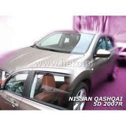 ΑΝΕΜΟΘΡΑΥΣΤΕΣ ΓΙΑ NISSAN QASHQAI I J10 5D 02/2007-2013  ΣΕΤ ΑΥΤΟΚΙΝΗΤΟΥ ΑΠΟ ΕΥΚΑΜΠΤΟ ΦΙΜΕ ΠΛΑΣΤΙΚΟ HEKO - 4 ΤΕΜ.-Heko-ΑΝΕΜ.SET24257