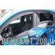 ΑΝΕΜΟΘΡΑΥΣΤΕΣ ΓΙΑ OPEL CORSA F 5D 2019+ / PEUGEOT 208 5D 2019+ ΣΕΤ ΑΥΤΟΚΙΝΗΤΟΥ ΑΠΟ ΕΥΚΑΜΠΤΟ ΦΙΜΕ ΠΛΑΣΤΙΚΟ HEKO - 4 ΤΕΜ.-Heko-ΑΝΕΜ.SET25406