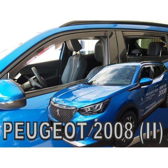 ΑΝΕΜΟΘΡΑΥΣΤΕΣ ΓΙΑ PEUGEOT 2008 5D 2019+ /2008E 5D 2019+ - ΣΕΤ ΑΥΤΟΚΙΝΗΤΟΥ ΑΠΟ ΕΥΚΑΜΠΤΟ ΦΙΜΕ ΠΛΑΣΤΙΚΟ HEKO - 4 ΤΕΜ.-Heko-ΑΝΕΜ.SET26163
