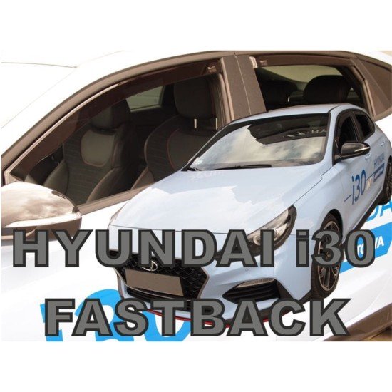 ΑΝΕΜΟΘΡΑΥΣΤΕΣ ΓΙΑ HYUNDAI i30 FASTBACK N 5D 2019+ ΣΕΤ ΑΥΤΟΚΙΝΗΤΟΥ ΑΠΟ ΕΥΚΑΜΠΤΟ ΦΙΜΕ ΠΛΑΣΤΙΚΟ HEKO - 4 ΤΕΜ.-Heko-ΑΝΕΜ.SET17299