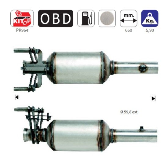 ΦΙΛΤΡΟ DPF ΚΟΡΔΙΕΡΙΤΗ MERCEDES SPRINTER 209/211/213/215/309/311/313/315/411/509/511/515 2.1TD CDI 2148cc 2006-2010-Americat-AS/FD1002 ΦΙΛΤΡΟ DPF ΚΟΡΔΙΕΡΙΤΗ MERCEDES SPRINTER 209/211/213/215/309/311/313/315/411/509/511/515 2.1TD CDI 2148cc 2006-2010-Americat-AS/FD1002
