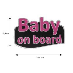BABY ON BOARD ΑΥΤΟΚΟΛΛΗΤΟ ΕΞΩΤΕΡΙΚΗΣ ΧΡΗΣΗΣ 18,7 Χ 11,9 cm ΦΟΥΞΙΑ/ΜΑΥΡΟ/ΧΡΩΜΙΟ ΜΕ ΕΠΙΚΑΛΥΨΗ ΕΠΟΞΕΙΔΙΚΗΣ ΡΥΤΙΝΗΣ (ΥΓΡΟ ΓΥΑΛΙ) - 1 ΤΕΜ.-Race Axion-ΑΥΤ.BABY/5-RXCCA BABY ON BOARD ΑΥΤΟΚΟΛΛΗΤΟ ΕΞΩΤΕΡΙΚΗΣ ΧΡΗΣΗΣ 18,7 Χ 11,9 cm ΦΟΥΞΙΑ/ΜΑΥΡΟ/ΧΡΩΜΙΟ ΜΕ ΕΠΙΚΑΛΥΨΗ ΕΠΟΞΕΙΔΙΚΗΣ ΡΥΤΙΝΗΣ (ΥΓΡΟ ΓΥΑΛΙ) - 1 ΤΕΜ.-Race Axion-ΑΥΤ.BABY/5-RXCCA
