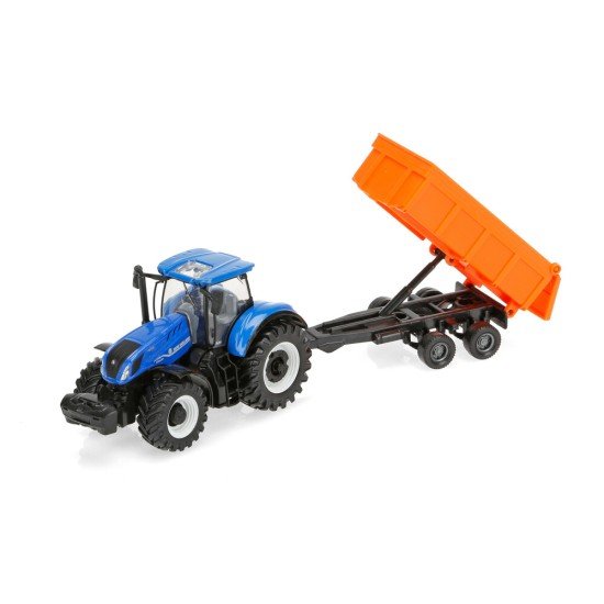 ΜΙΝΙΑΤΟΥΡΑ ΤΡΑΚΤΕΡ ΜΕ ΤΡΕΙΛΕΡ ΣΕ ΔΙΑΦΟΡΑ ΧΡΩΜΑΤΑ 1:43 BURAGO LAMPA 1ΤΕΜ.-Lampa-L.BU31920