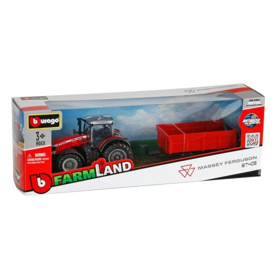 ΜΙΝΙΑΤΟΥΡΑ ΤΡΑΚΤΕΡ ΜΕ ΤΡΕΙΛΕΡ ΣΕ ΔΙΑΦΟΡΑ ΧΡΩΜΑΤΑ 1:43 BURAGO LAMPA 1ΤΕΜ.-Lampa-L.BU31920