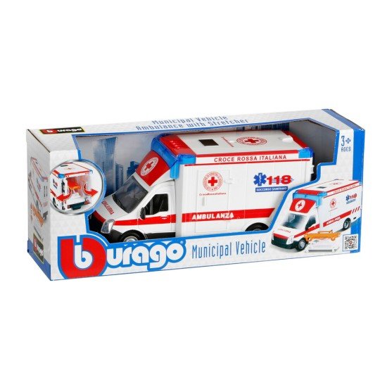 ΜΙΝΙΑΤΟΥΡΑ ΑΣΘΕΝΟΦΟΡΟ 1:43 BURAGO LAMPA 1ΤΕΜ.-Lampa-L.BU32266