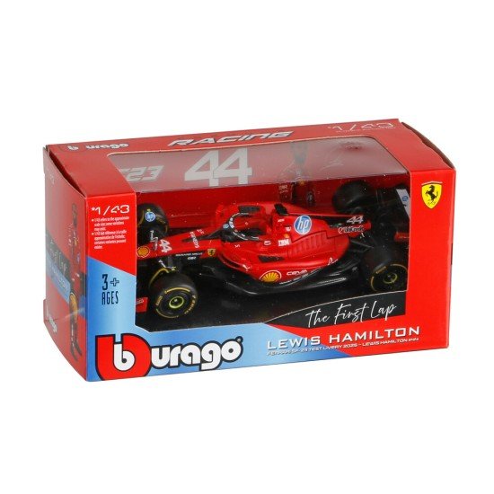 ΜΙΝΙΑΤΟΥΡΑ ΜΟΝΟΘΕΣΙΟ F1 FERRARI HAMILTON 1:43 BURAGO LAMPA 1ΤΕΜ.-Lampa-L.BU36836H