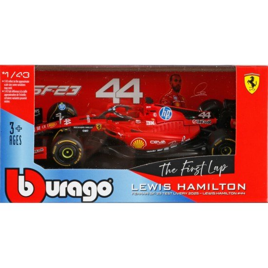 ΜΙΝΙΑΤΟΥΡΑ ΜΟΝΟΘΕΣΙΟ F1 FERRARI HAMILTON 1:43 BURAGO LAMPA 1ΤΕΜ.-Lampa-L.BU36836H