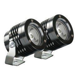 ΠΡΟΒΟΛΕΙΣ ΣΤΡΟΓΓΥΛΟΙ  ΜΕ ΒΑΣΗ O-LUX 1LED SMD 6000K 1800LM 12V 18W  ΚΑΡΦΙ 36Δχ68Υχ55Β mm  ΜΑΥΡΑ 2 ΤΕΜ-Lampa-9053.3-LM