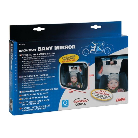 ΚΑΘΡΕΠΤΗΣ ΓΙΑ ΠΡΟΣΚΕΦΑΛΟ ΚΑΘΙΣΜΑΤΟΣ BACK-SEAT BABY MIRROR ΚΥΡΤΟΣ 290x190mm-Lampa-L6557.4 ΚΑΘΡΕΠΤΗΣ ΓΙΑ ΠΡΟΣΚΕΦΑΛΟ ΚΑΘΙΣΜΑΤΟΣ BACK-SEAT BABY MIRROR ΚΥΡΤΟΣ 290x190mm-Lampa-L6557.4