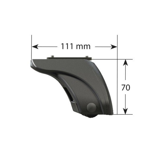 ΣΤΑΝΤΑΡ ΠΟΔΙ ΜΕ ΚΑΠΑΚΙΑ ΚΑΙ ΚΛΕΙΔΑΡΙΑ  EVOS LP LOW PROFILE (111x 70mm ) ΧΑΜΗΛΟ ΠΡΟΦΙΛ NORDRIVE - 4 ΤΕΜ.-Nordrive-N20002 ΣΤΑΝΤΑΡ ΠΟΔΙ ΜΕ ΚΑΠΑΚΙΑ ΚΑΙ ΚΛΕΙΔΑΡΙΑ  EVOS LP LOW PROFILE (111x 70mm ) ΧΑΜΗΛΟ ΠΡΟΦΙΛ NORDRIVE - 4 ΤΕΜ.-Nordrive-N20002