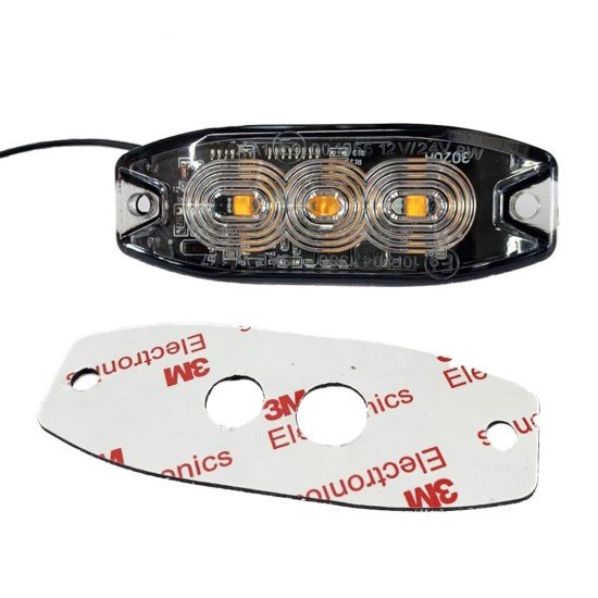 ΣΤΡΟΜΠΟ 12/24V 8x3x0,9cm ΠΟΡΤΟΚΑΛΙ 3LED 9W (3x3W) R65 R10 AMiO - 1 ΤΕΜ.-Amio-02297/AM ΣΤΡΟΜΠΟ 12/24V 8x3x0,9cm ΠΟΡΤΟΚΑΛΙ 3LED 9W (3x3W) R65 R10 AMiO - 1 ΤΕΜ.-Amio-02297/AM