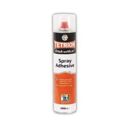 ΚΟΛΛΑ ΣΕ ΣΠΡΕΙ TETRION SPRAY ADHESIVE 400ml-CarPlan-CP-TAD400 ΚΟΛΛΑ ΣΕ ΣΠΡΕΙ TETRION SPRAY ADHESIVE 400ml-CarPlan-CP-TAD400