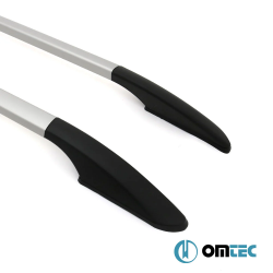 Omtec - Παράλληλες Μπάρες Οροφής Διαιρούμενες για Nissan NV200 2010 > / Chevrolet City Express 2015 > από Αλουμίνιο σε Ασημί Χρώμα και Μέγιστο Βάρος Φορτίου 75 kg - 2 τεμ. (D5035933/OM)-Omtec-D5035933/OM Omtec - Παράλληλες Μπάρες Οροφής Διαιρούμενες για Nissan NV200 2010 > / Chevrolet City Express 2015 > από Αλουμίνιο σε Ασημί Χρώμα και Μέγιστο Βάρος Φορτίου 75 kg - 2 τεμ. (D5035933/OM)-Omtec-D5035933/OM