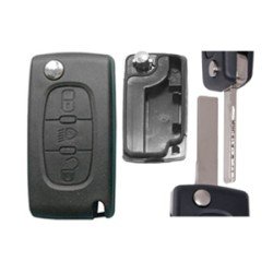 CITROEN ΑΝΑΔΙΠΛΟΥΜΕΝΟ ΑΝΤΑΛΛΑΚΤΙΚΟ ΚΛΕΙΔΙ ΜΕ ΚΑΛΥΜΜΑ 2 ΚΟΥΜΠΙΩΝ ΛΑΜΑ HU83 (ΧΩΡΙΣ ΚΛΕΙΔΙ) DGA - 1 ΤΕΜ.-DGA-DG-CT09A/DGA
