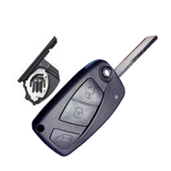 FIAT ΑΝΑΔΙΠΛΟΥΜΕΝΟ ΑΝΤΑΛΛΑΚΤΙΚΟ ΚΛΕΙΔΙ ΜΕ ΚΑΛΥΜΜΑ 3 ΚΟΥΜΠΙΩΝ DGA - 1 ΤΕΜ.-DGA-DG-FT14Ε/DGA