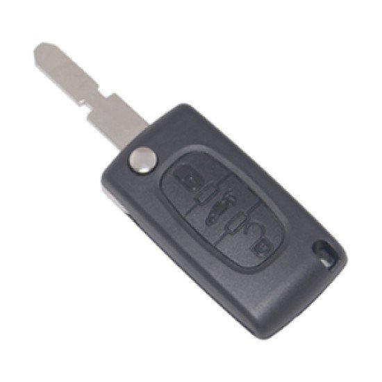 PEUGEOT ΑΝΑΔΙΠΛΟΥΜΕΝΟ ΑΝΤΑΛΛΑΚΤΙΚΟ ΚΛΕΙΔΙ ΜΕ ΚΑΛΥΜΜΑ 3 ΚΟΥΜΠΙΩΝ / ΛΑΜΑ HU83 (ΧΩΡΙΣ ΥΠΟΣΤΗΡΙΞΗ ΜΠΑΤΑΡ.) DGA - 1 ΤΕΜ.-DGA-DG-PG07/DGA