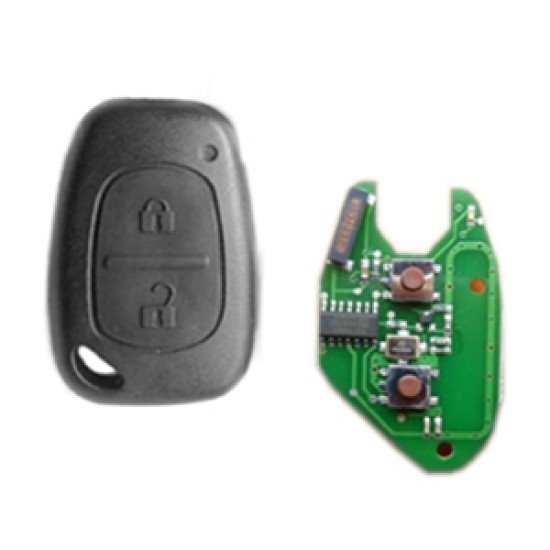 RENAULT ΑΝΤΑΛΛΑΚΤΙΚΟ ΚΑΛΥΜΜΑ 2 ΚΟΥΜΠΙΩΝ ΧΩΡΙΣ ΚΛΕΙΔΙ / CHIP 7946/433 MHZ DGA - 1 ΤΕΜ.-DGA-DG-RN09CHIP/DGA