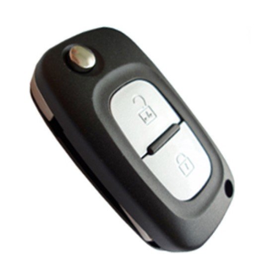 RENAULT CLIO III / MODUS ΑΝΑΔΙΠΛΟΥΜΕΝΟ ΑΝΤΑΛΛΑΚΤΙΚΟ ΚΛΕΙΔΙ ΜΕ ΚΑΛΥΜΜΑ 2 ΚΟΥΜΠΙΩΝ DGA - 1 ΤΕΜ.-DGA-DG-RN19/DGA