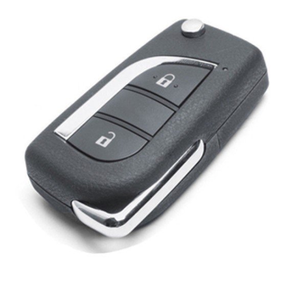 TOYOTA ΑΝΑΔΙΠΛΟΥΜΕΝΟ ΑΝΤΑΛΛΑΚΤΙΚΟ ΚΛΕΙΔΙ ΜΕ ΚΑΛΥΜΜΑ 2 ΚΟΥΜΠΙΩΝ DGA - 1 ΤΕΜ.-DGA-DG-TT122A/DGA