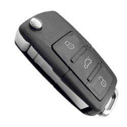 VW  ΑΝΑΔΙΠΛΟΥΜΕΝΟ ΑΝΤΑΛΛΑΚΤΙΚΟ ΚΛΕΙΔΙ ΜΕ ΚΑΛΥΜΜΑ 3 ΚΟΥΜΠΙΩΝ DGA - 1 ΤΕΜ.-DGA-DG-VW17/DGA