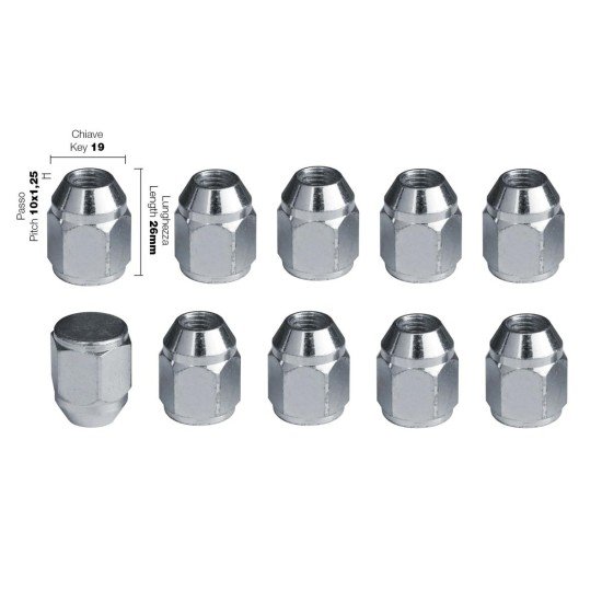 ΠΑΞΙΜΑΔΙ ΚΩΝΙΚΟ 10x1,5 (26mm) (19) 10ΤΕΜ.-Simoni Racing-SRDR/12-10 ΠΑΞΙΜΑΔΙ ΚΩΝΙΚΟ 10x1,5 (26mm) (19) 10ΤΕΜ.-Simoni Racing-SRDR/12-10