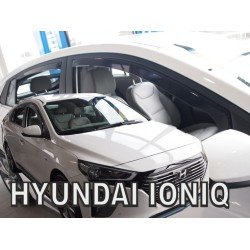 ΑΝΕΜΟΘΡΑΥΣΤΕΣ ΓΙΑ HYUNDAI IONIQ 5D 2016+  ΣΕΤ ΑΥΤΟΚΙΝΗΤΟΥ ΑΠΟ ΕΥΚΑΜΠΤΟ ΦΙΜΕ ΠΛΑΣΤΙΚΟ HEKO - 4 ΤΕΜ.-Heko-ΑΝΕΜ.SET17289