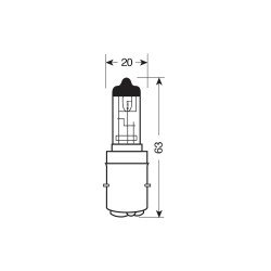 S1 12V 25/25W BA20D OSRAM ORIGINAL LAMPA - 1 ΤΕΜ-Lampa-64326/OA S1 12V 25/25W BA20D OSRAM ORIGINAL LAMPA - 1 ΤΕΜ-Lampa-64326/OA