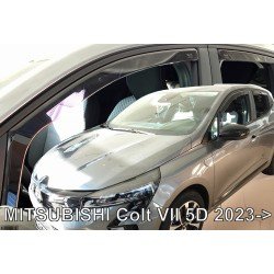 ΑΝΕΜΟΘΡΑΥΣΤΕΣ ΓΙΑ MITSUBISHI COLT 5D 2023+ ΖΕΥΓΑΡΙ ΑΠΟ ΕΥΚΑΜΠΤΟ ΦΙΜΕ ΠΛΑΣΤΙΚΟ HEKO - 4 ΤΕΜ.-Heko-ΑΝΕΜ.23382