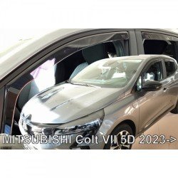 ΑΝΕΜΟΘΡΑΥΣΤΕΣ ΓΙΑ MITSUBISHI COLT 5D 2023+ ΣΕΤ ΑΥΤΟΚΙΝΗΤΟΥ ΑΠΟ ΕΥΚΑΜΠΤΟ ΦΙΜΕ ΠΛΑΣΤΙΚΟ HEKO - 2 ΤΕΜ-Heko-ΑΝΕΜ.SET23381