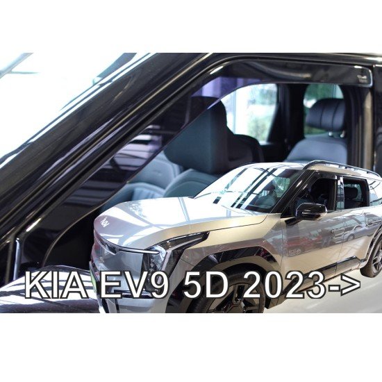 ΑΝΕΜΟΘΡΑΥΣΤΕΣ ΓΙΑ KIA EV9 5D 2023+ ΖΕΥΓΑΡΙ ΑΠΟ ΕΥΚΑΜΠΤΟ ΦΙΜΕ ΠΛΑΣΤΙΚΟ HEKO - 2 ΤΕΜ-Heko-ΑΝΕΜ.20199