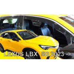 ΑΝΕΜΟΘΡΑΥΣΤΕΣ ΓΙΑ LEXUS LBX 5D 2023+ ΣΕΤ ΑΥΤΟΚΙΝΗΤΟΥ ΑΠΟ ΕΥΚΑΜΠΤΟ ΦΙΜΕ ΠΛΑΣΤΙΚΟ HEKO - 4 ΤΕΜ.-Heko-ΑΝΕΜ.SET30039