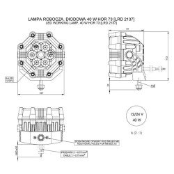 ΠΡΟΒΟΛΕΑΣ ΕΡΓΑΣΙΑΣ 12/24V HOR73 40W 3000lm 6LED 8ΓΩΝΟΣ 107x81mm-Horpol-HO-LRD2137 ΠΡΟΒΟΛΕΑΣ ΕΡΓΑΣΙΑΣ 12/24V HOR73 40W 3000lm 6LED 8ΓΩΝΟΣ 107x81mm-Horpol-HO-LRD2137
