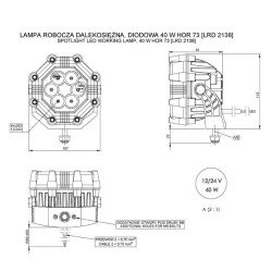 ΠΡΟΒΟΛΕΑΣ ΕΡΓΑΣΙΑΣ (ΣΠΟΤ) 12/24V HOR73 40W 3000lm 6LED 8ΓΩΝΟΣ 107x81mm-Horpol-HO-LRD2138 ΠΡΟΒΟΛΕΑΣ ΕΡΓΑΣΙΑΣ (ΣΠΟΤ) 12/24V HOR73 40W 3000lm 6LED 8ΓΩΝΟΣ 107x81mm-Horpol-HO-LRD2138