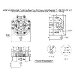 ΠΡΟΒΟΛΕΑΣ ΕΡΓΑΣΙΑΣ 12/24V HOR73 20W 1800lm 6LED 8ΓΩΝΟΣ 107x81mm ΜΕ ΛΕΙΤΟΥΡΓΙΑ ΦΩΣ ΟΠΙΣΘΕΝ-Horpol-HO-LRD978 ΠΡΟΒΟΛΕΑΣ ΕΡΓΑΣΙΑΣ 12/24V HOR73 20W 1800lm 6LED 8ΓΩΝΟΣ 107x81mm ΜΕ ΛΕΙΤΟΥΡΓΙΑ ΦΩΣ ΟΠΙΣΘΕΝ-Horpol-HO-LRD978