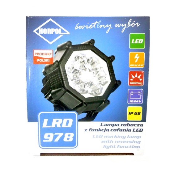 ΠΡΟΒΟΛΕΑΣ ΕΡΓΑΣΙΑΣ 12/24V HOR73 20W 1800lm 6LED 8ΓΩΝΟΣ 107x81mm ΜΕ ΛΕΙΤΟΥΡΓΙΑ ΦΩΣ ΟΠΙΣΘΕΝ-Horpol-HO-LRD978 ΠΡΟΒΟΛΕΑΣ ΕΡΓΑΣΙΑΣ 12/24V HOR73 20W 1800lm 6LED 8ΓΩΝΟΣ 107x81mm ΜΕ ΛΕΙΤΟΥΡΓΙΑ ΦΩΣ ΟΠΙΣΘΕΝ-Horpol-HO-LRD978