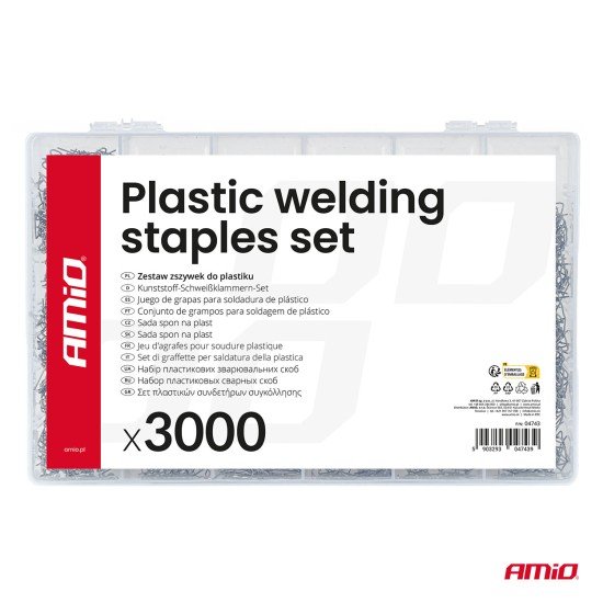 Amio – Συνδετήρες Μεταλλικοί Επισκευής Πλαστικών 3000 Τεμ. για Σταθερή Συγκόλληση & Ανθεκτική Επισκευή – 1 Σετ (04743/AM)-Amio-04743/AM Amio – Συνδετήρες Μεταλλικοί Επισκευής Πλαστικών 3000 Τεμ. για Σταθερή Συγκόλληση & Ανθεκτική Επισκευή – 1 Σετ (04743/AM)-Amio-04743/AM
