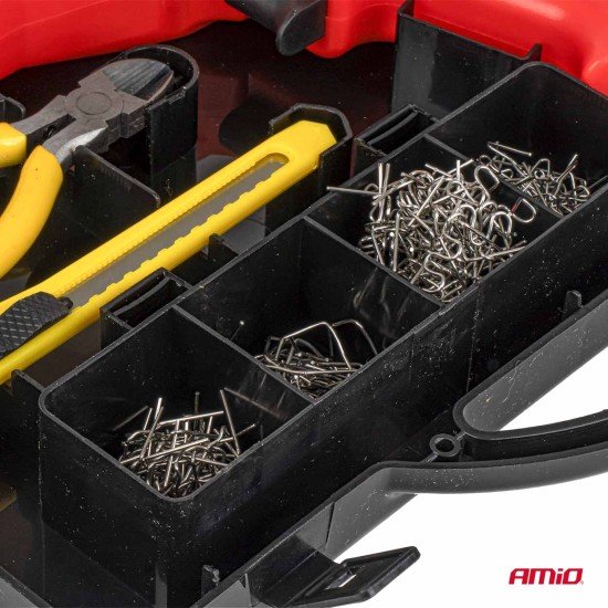 Amio – Πιστόλι Συγκόλλησης Πλαστικών με Συνδετήρες 200 Τεμ. για Σταθερή Επισκευή & Ανθεκτική Συγκόλληση – 1 Σετ (04745/AM)-Amio-04745/AM Amio – Πιστόλι Συγκόλλησης Πλαστικών με Συνδετήρες 200 Τεμ. για Σταθερή Επισκευή & Ανθεκτική Συγκόλληση – 1 Σετ (04745/AM)-Amio-04745/AM