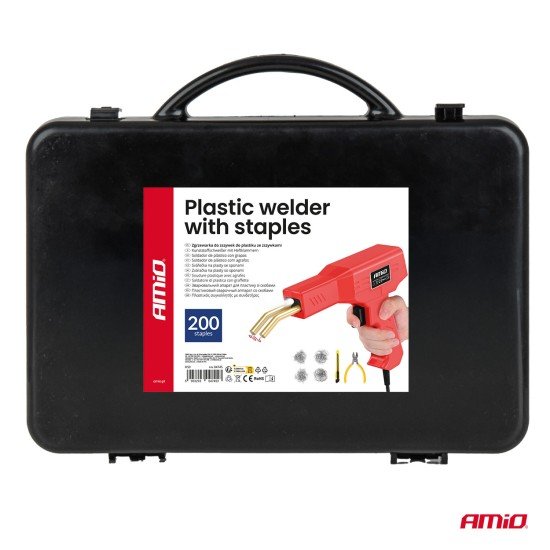 Amio – Πιστόλι Συγκόλλησης Πλαστικών με Συνδετήρες 200 Τεμ. για Σταθερή Επισκευή & Ανθεκτική Συγκόλληση – 1 Σετ (04745/AM)-Amio-04745/AM Amio – Πιστόλι Συγκόλλησης Πλαστικών με Συνδετήρες 200 Τεμ. για Σταθερή Επισκευή & Ανθεκτική Συγκόλληση – 1 Σετ (04745/AM)-Amio-04745/AM