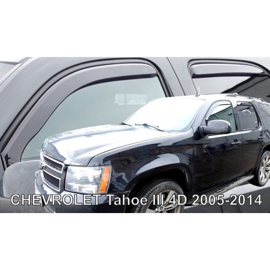 Heko – Ανεμοθραύστες Παραθύρων για Chevrolet Tahoe SUV 4πορτο 2005 > 2014 (Εμπρός & Πίσω) – 4 Τεμ. (ANEM.SET10554)-Heko-ΑΝΕΜ.SET10554