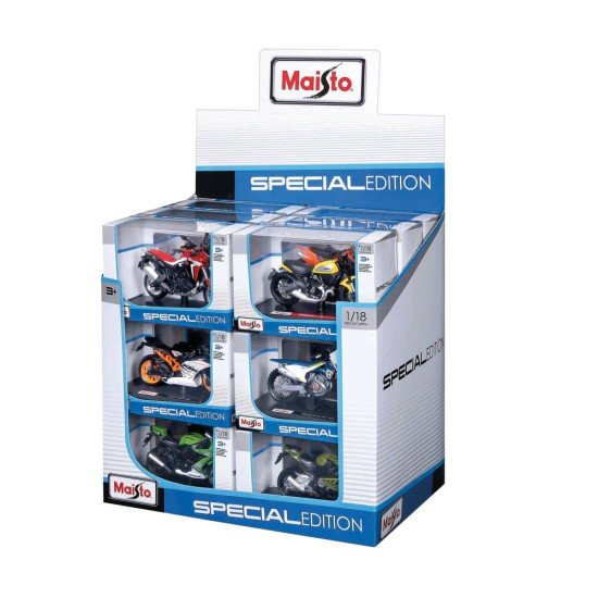 ΜΙΝΙΑΤΟΥΡΕΣ BMW/HONDA/KAWASAKI/SUZUKI/YAMAHA MOTO 1:18 MAISTO - 18 ΤΕΜ.-Lampa-L.BU34007 ΜΙΝΙΑΤΟΥΡΕΣ BMW/HONDA/KAWASAKI/SUZUKI/YAMAHA MOTO 1:18 MAISTO - 18 ΤΕΜ.-Lampa-L.BU34007