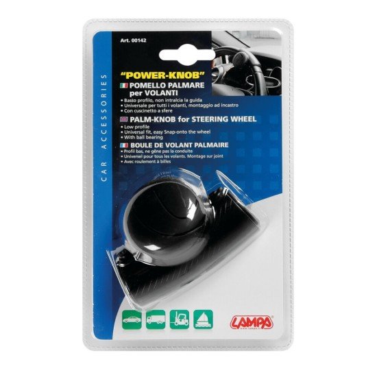 ΤΕΜΠΕΛΗΣ ΤΙΜΟΝΙΟΥ PALM-KNOB ΜΑΥΡΟ 26-35 mm-Lampa-L0014.2 ΤΕΜΠΕΛΗΣ ΤΙΜΟΝΙΟΥ PALM-KNOB ΜΑΥΡΟ 26-35 mm-Lampa-L0014.2