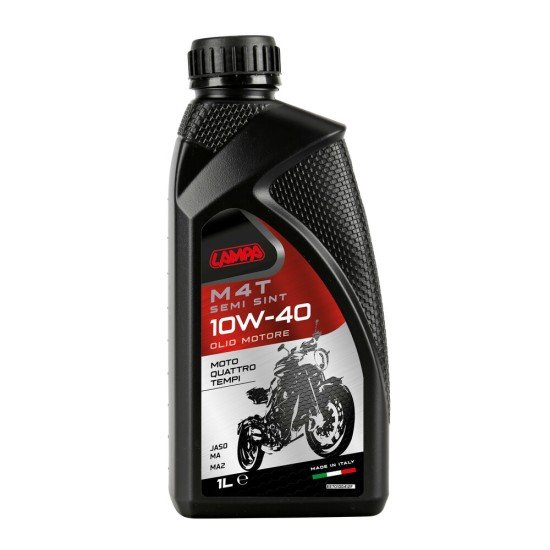 ΛΑΔΙ ΚΙΝΗΤΗΡΑ 10W-40 M4T SEMI SINT ΗΜΙΣΥΝΘΕΤΙΚΟ MOTO 4 TEMPI 1L LAMPA - 1 ΤΕΜ.-Lampa-L0041.2